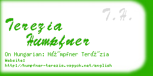 terezia humpfner business card